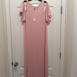 Cold Shoulder Maxi Dress